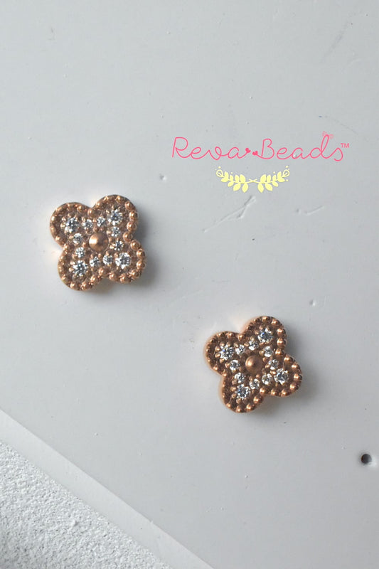rose gold studs