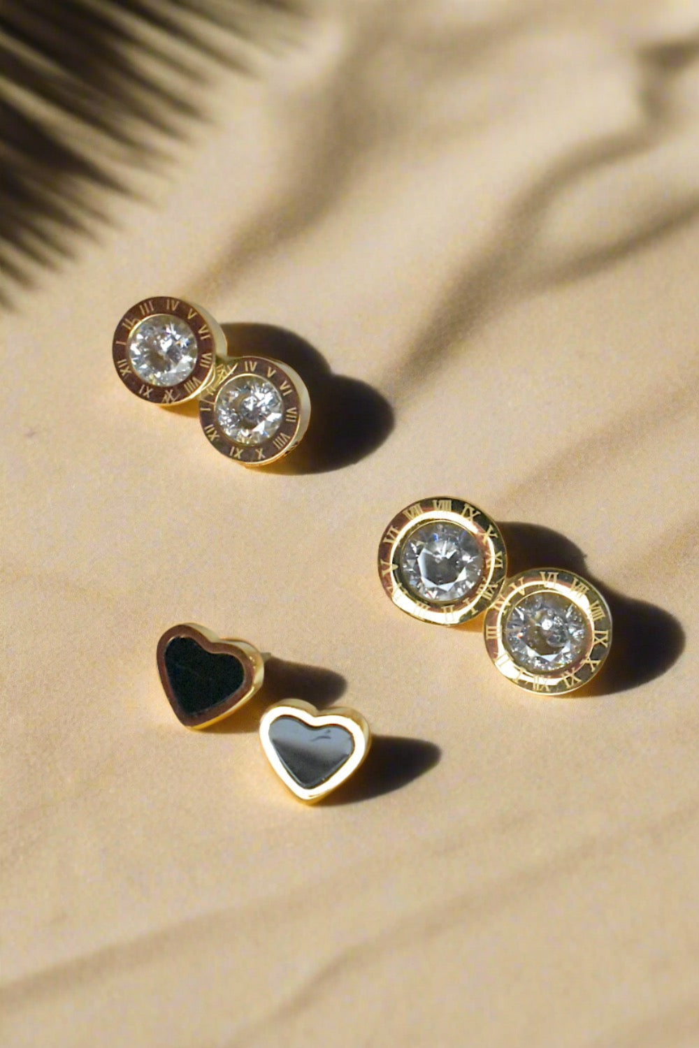 anti tarnish stud earrings