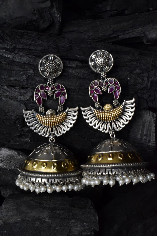 Tribal jhumka earrings 