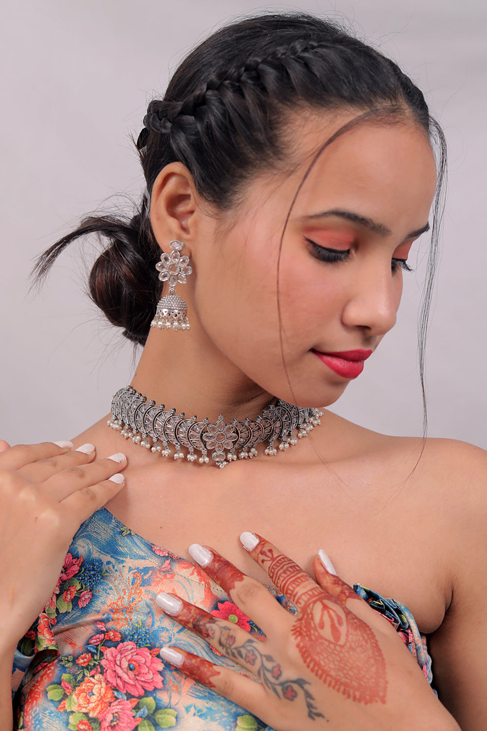white stone jewelry