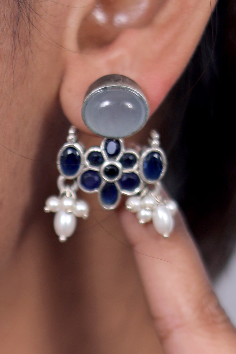 oxidised silver jewelry