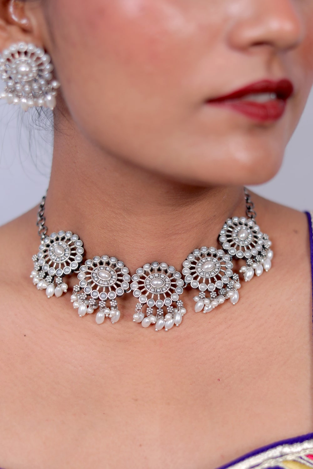 pearl necklace set