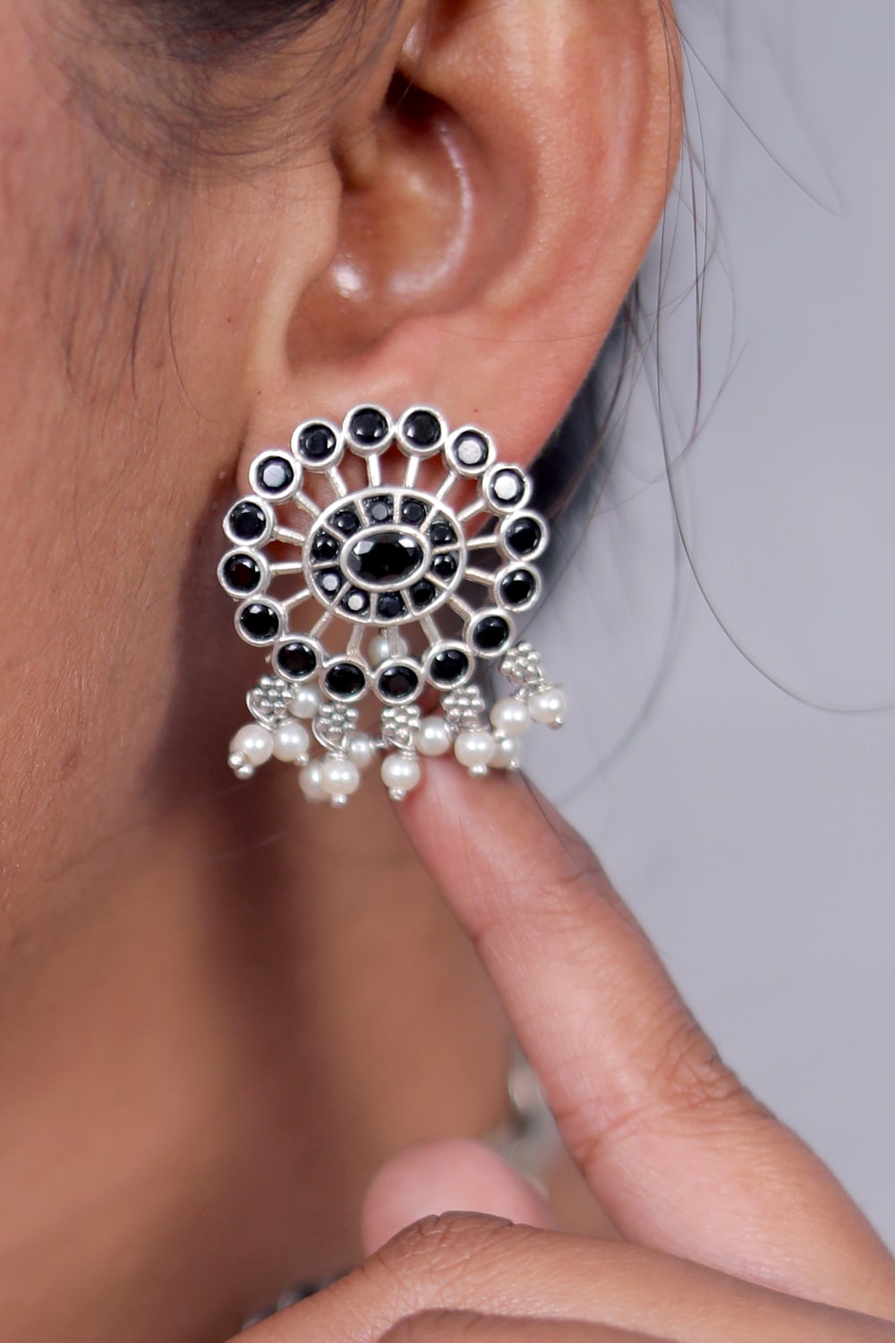 tribal stud earring