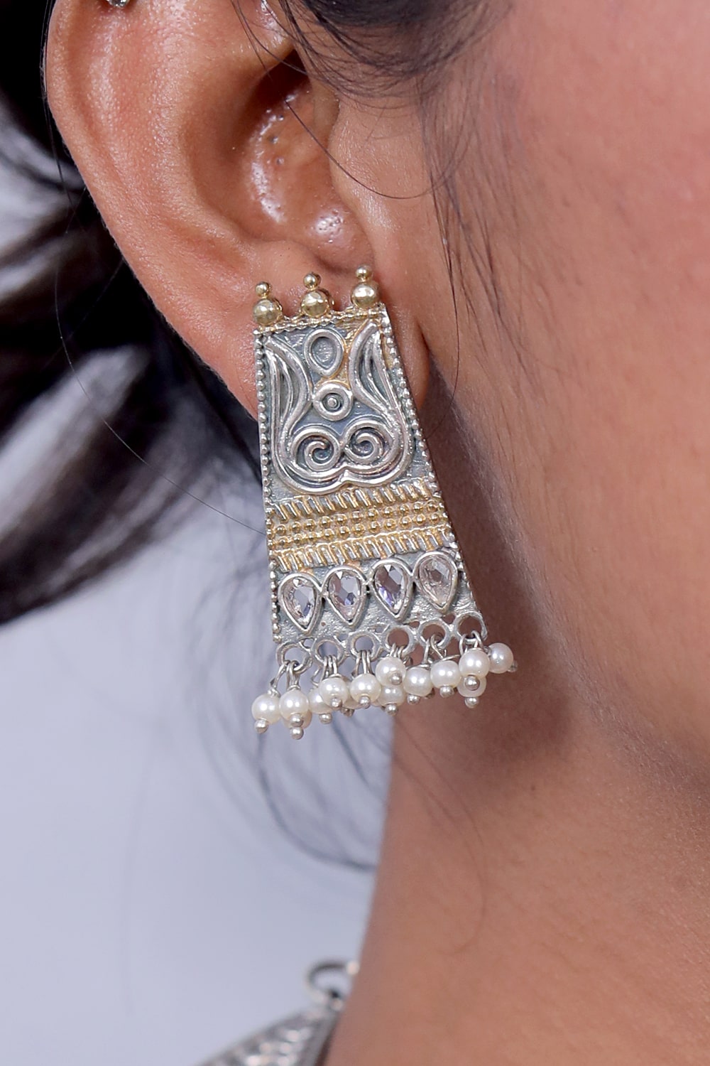 oxidised brass jewelry