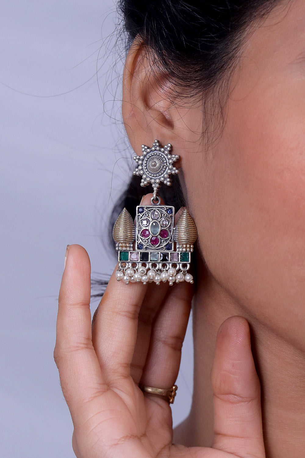 Tribal drop earrings trdre230594