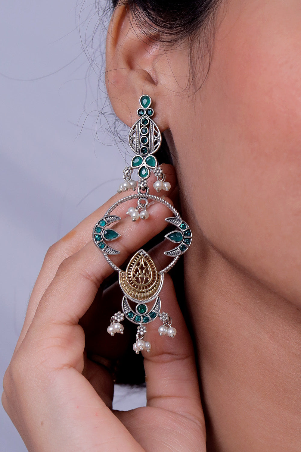 antique silver earrings