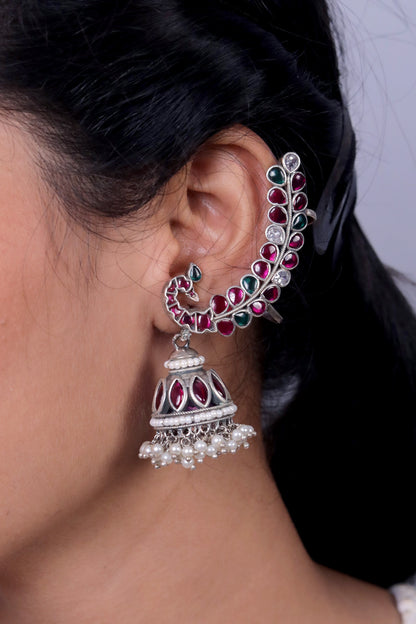 Tribal jhumka earrings trje230513