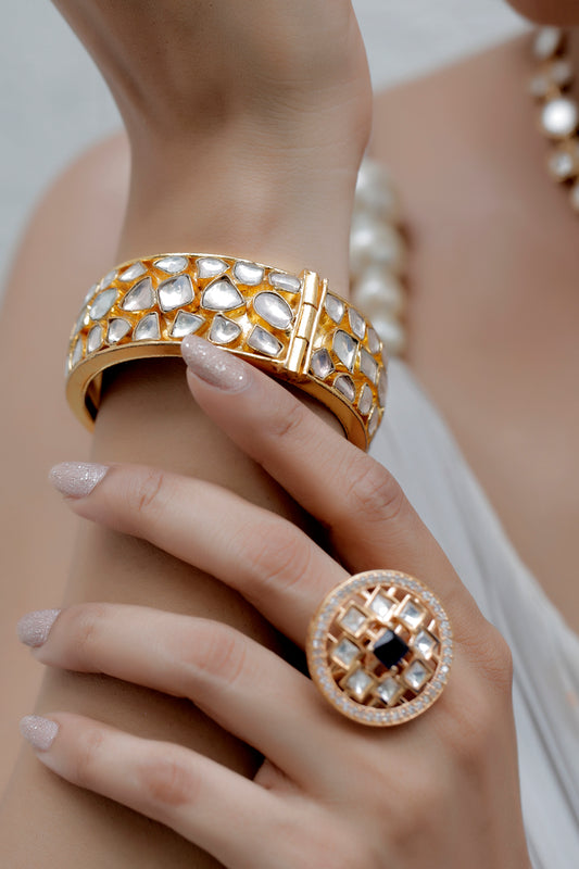 uneven stone bangles