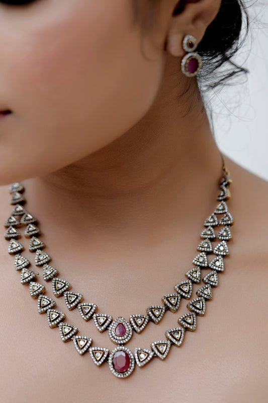 kundan cz vintage jewellery