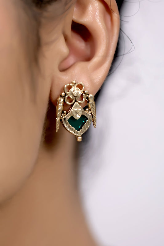 glass kundan necklace