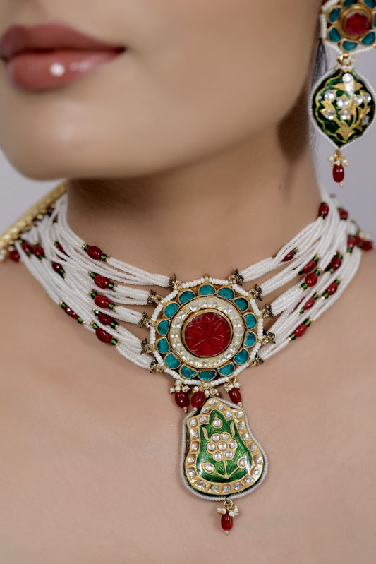 kundan choker set