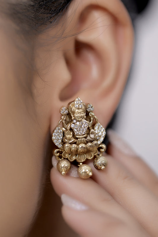 godess lakshmi temple necklace