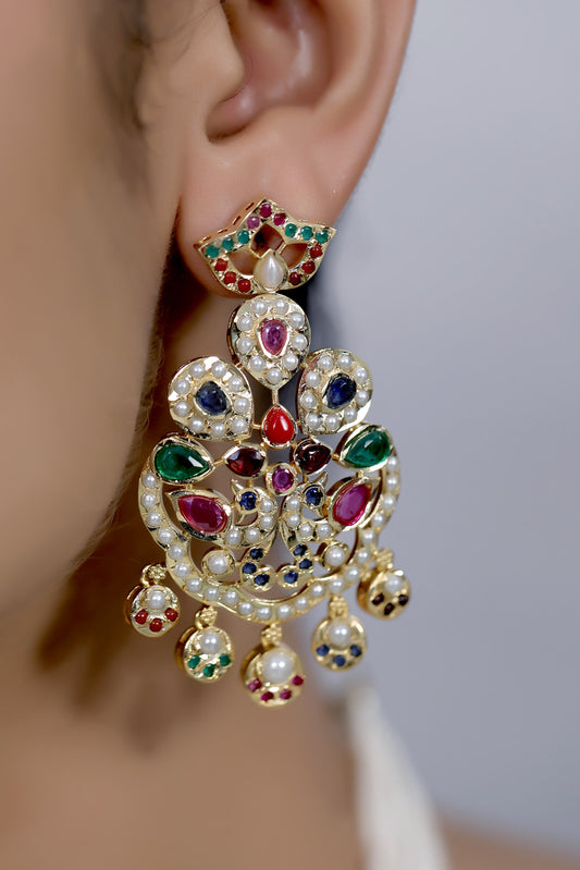 jadau pearl long haar