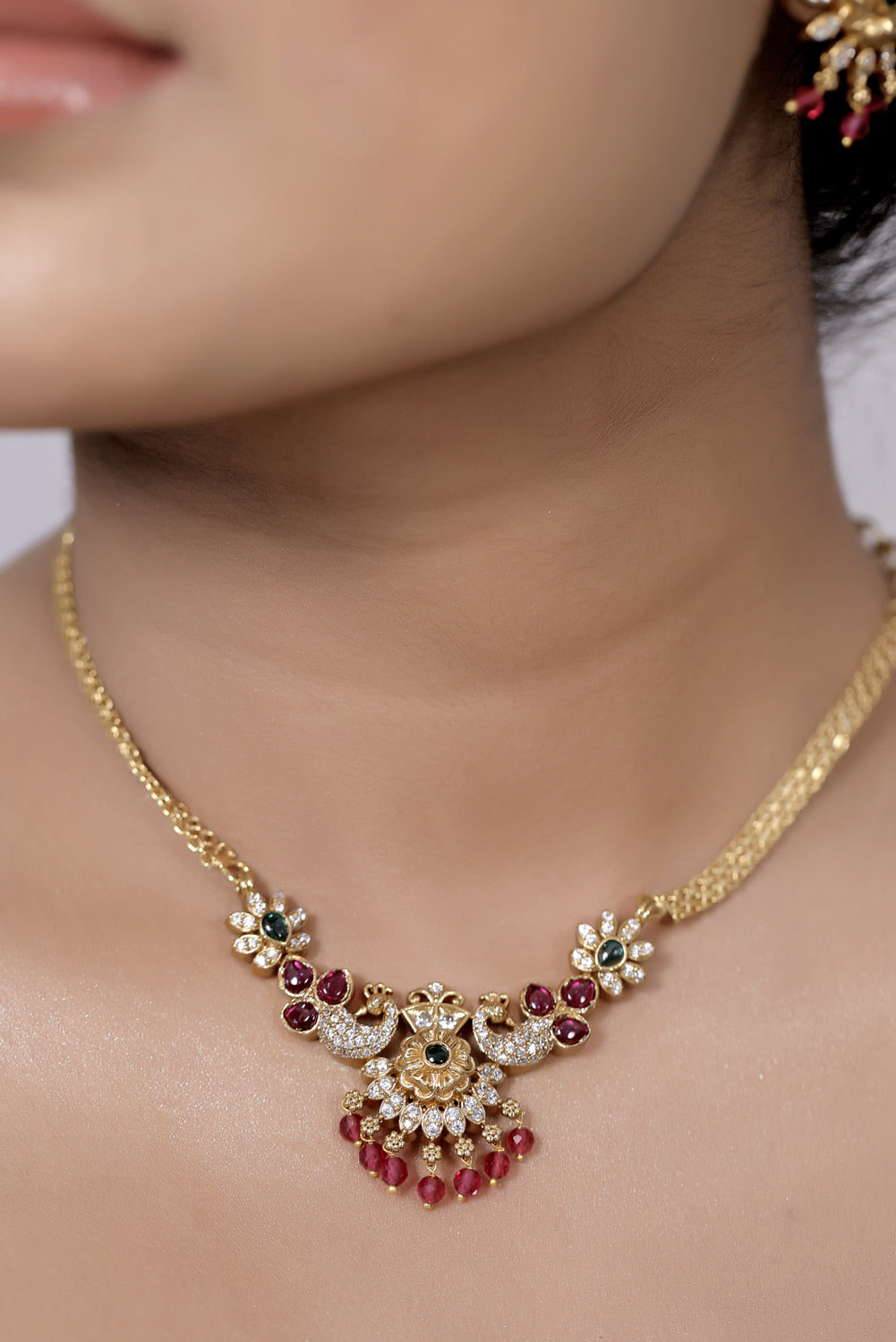 delicate temple necklace