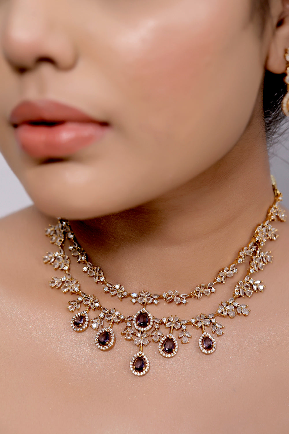 cz necklace set