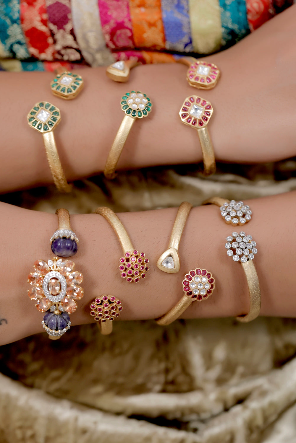 Kundan bracelet kbr230774