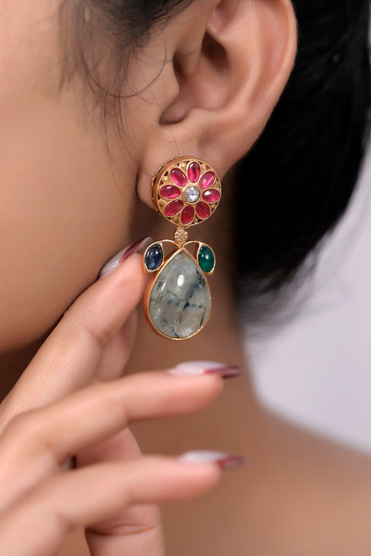 labradorite earrings