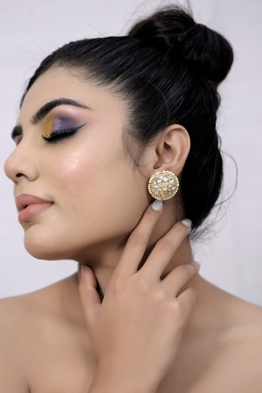 kundan studs