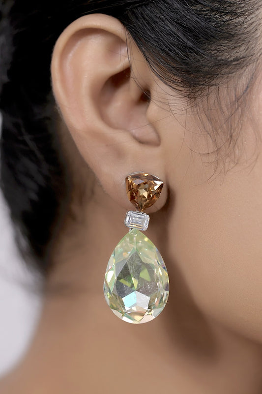 ad silver polish drop earrings 220591