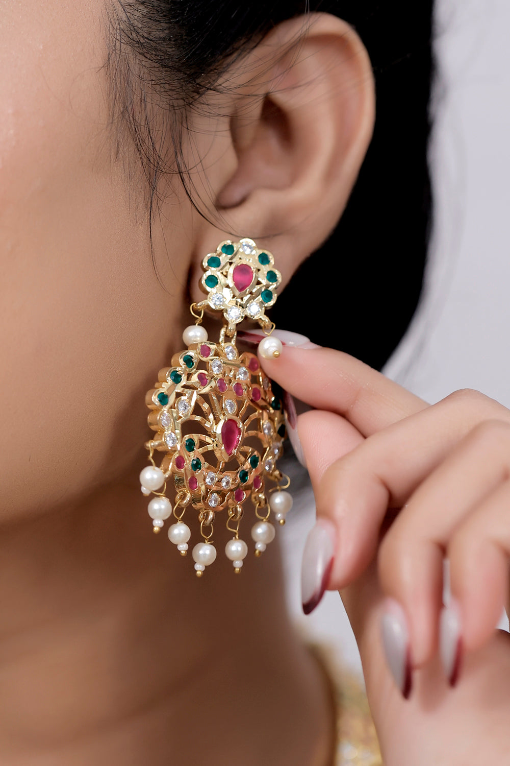 nikah necklace earrings