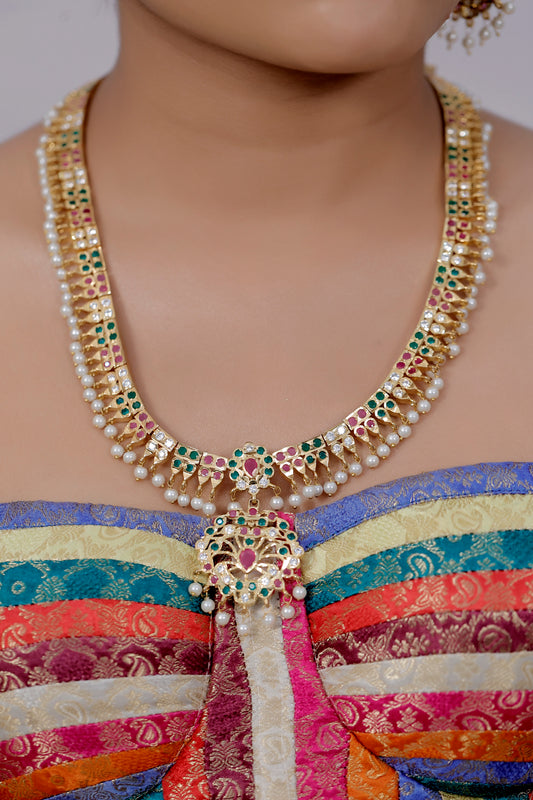 cz necklace earrings