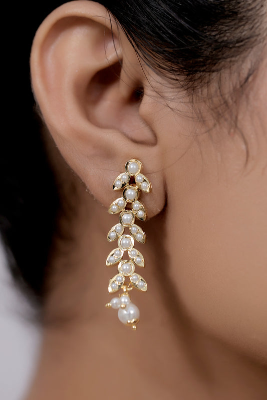 jadau pearl earrings