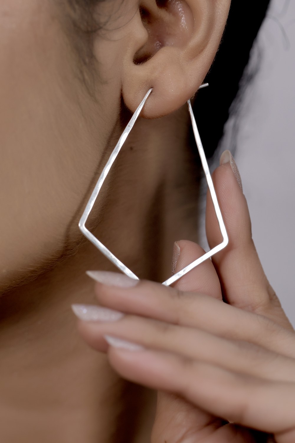 sterling silver hoop