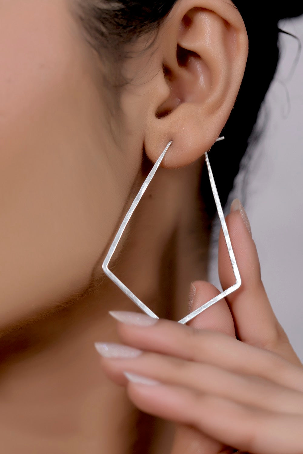 sterling silver hoop