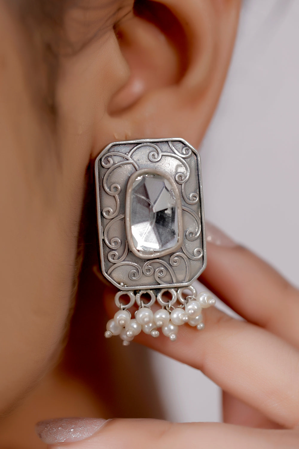 tribal necklace earrings