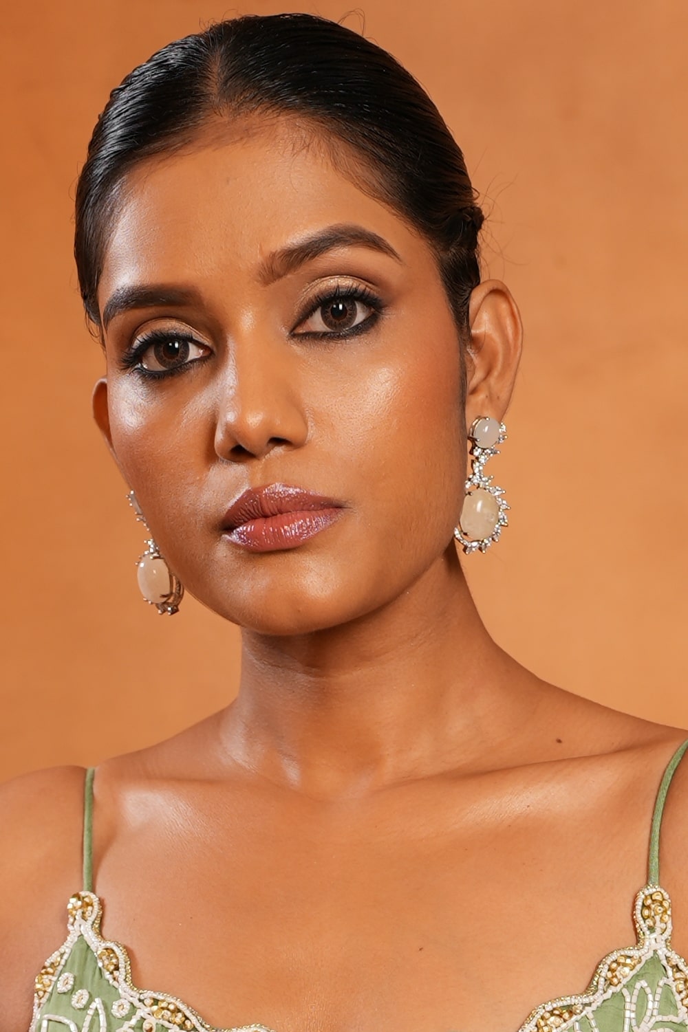 ad silver polish drop earrings 230769