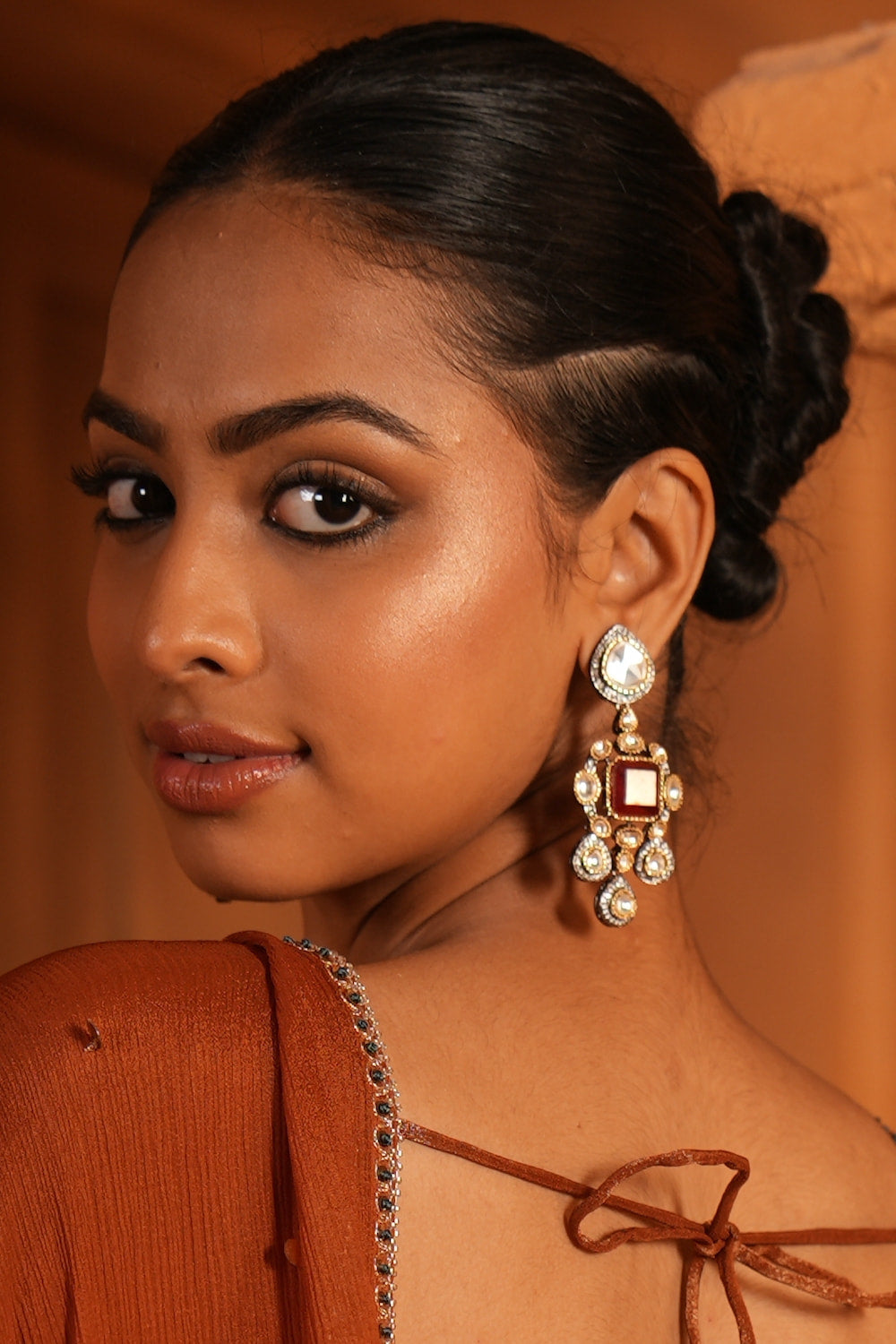 doublet drop earrings