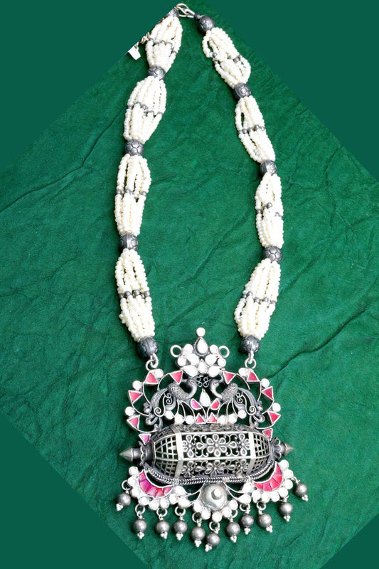 sterling silver long necklace earrings ssln230129