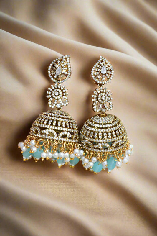 victorian jhumka earrings
