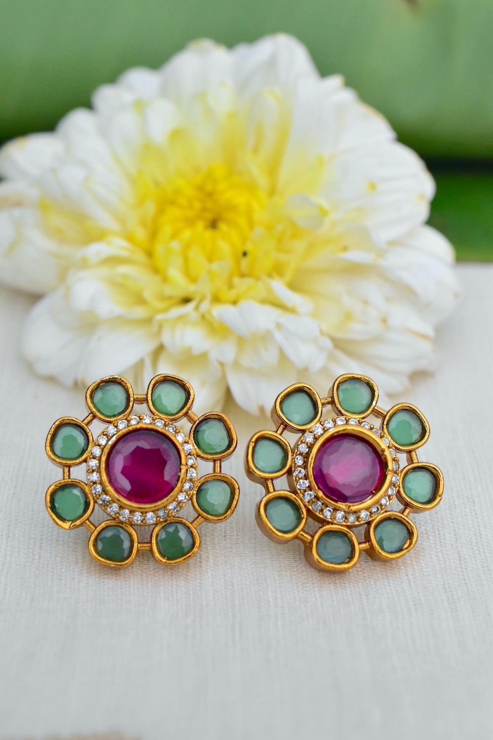 cz kunda earrings
