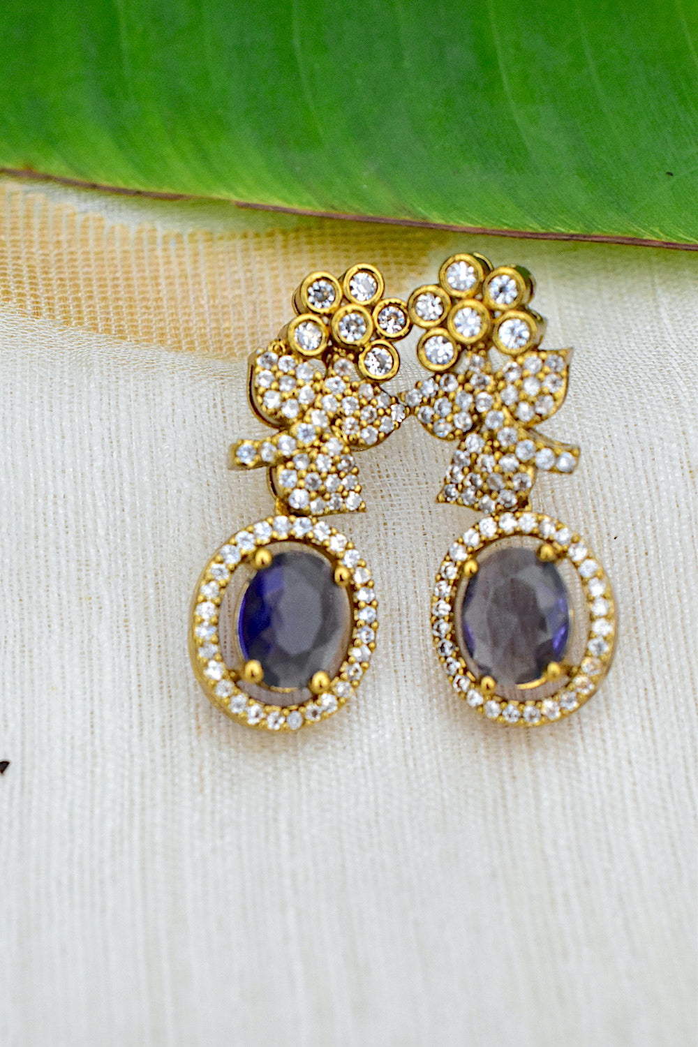 lavender stone victorian studs