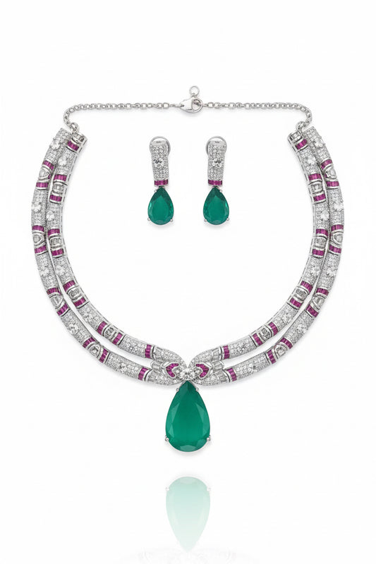 cz necklace set