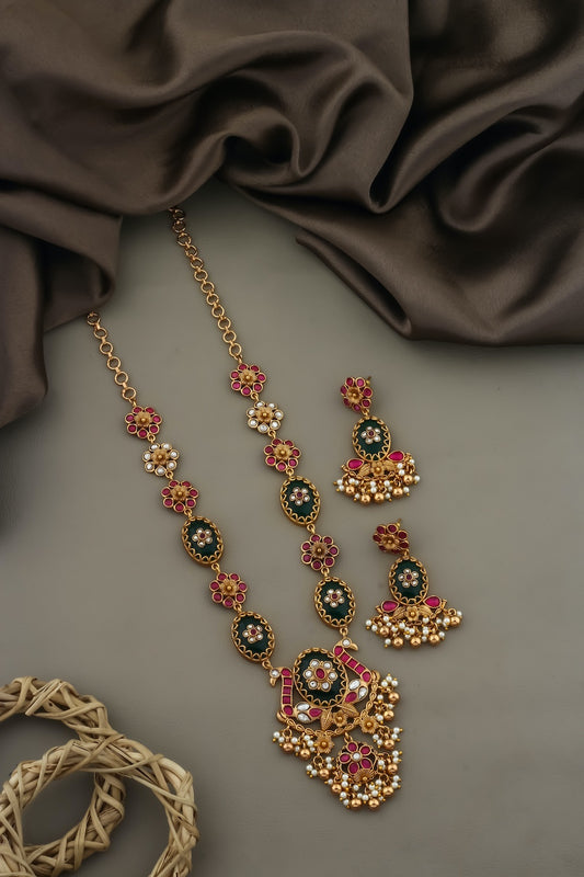 heritage jewellery long necklace