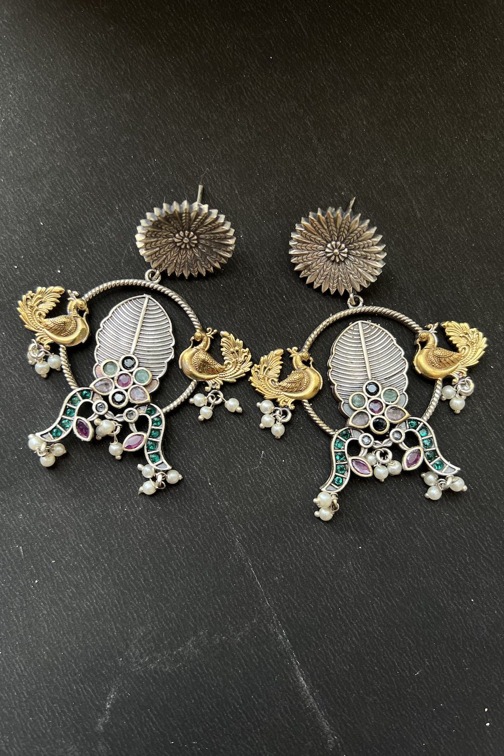 oxidised earrings