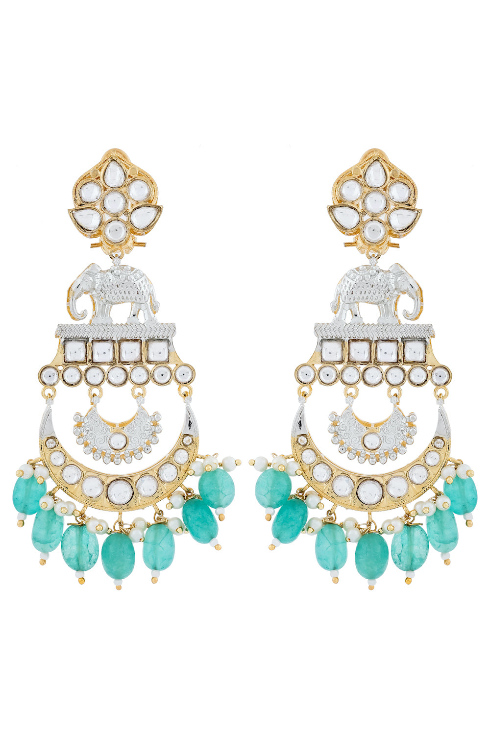 elephant palkhi long earring