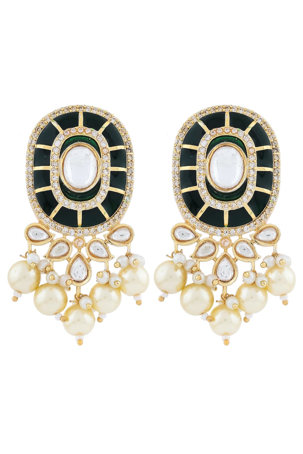 kundan stud earrings kse230092