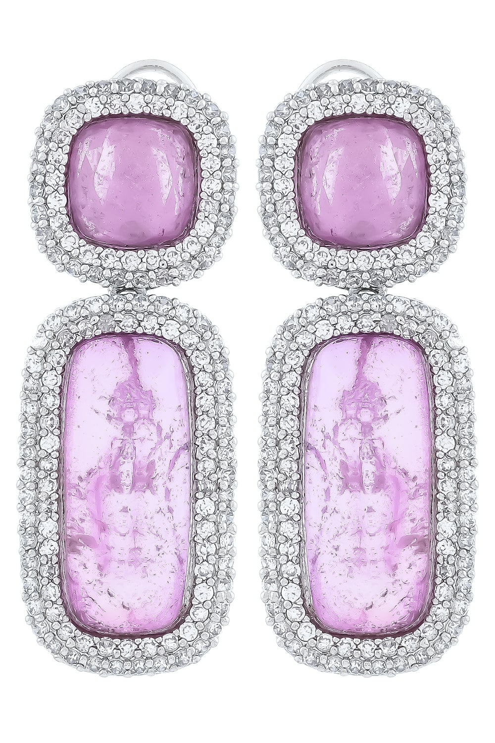 light purple earrings