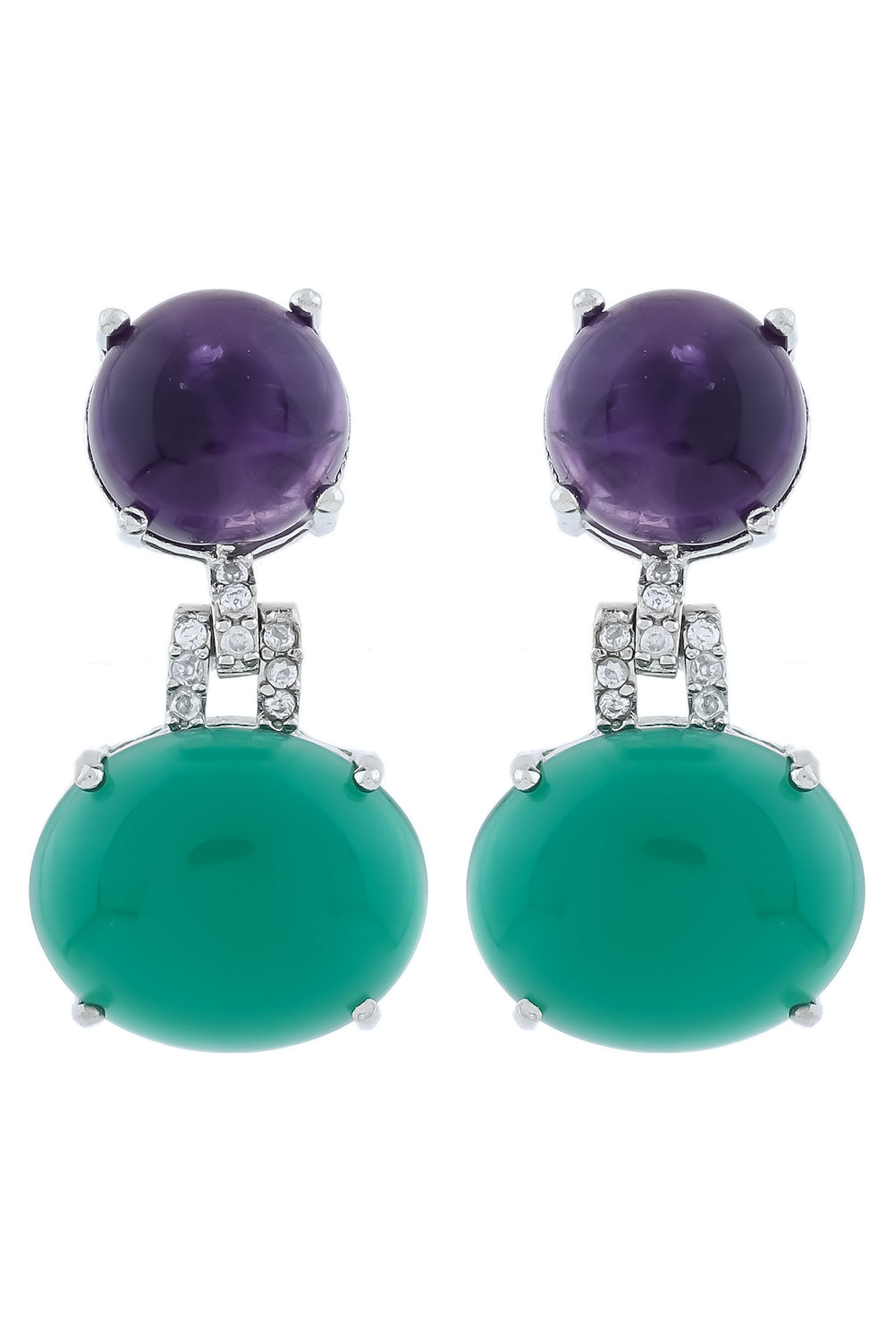 amethyst and green onyx