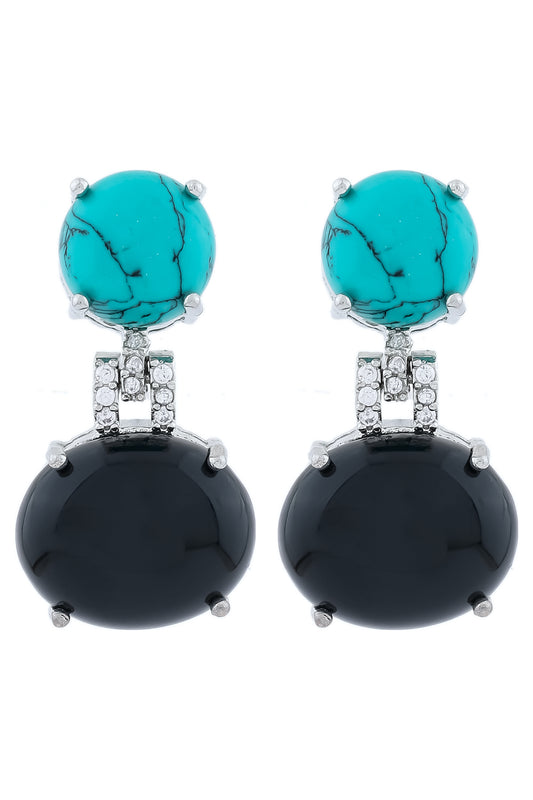 turquoise black spinel