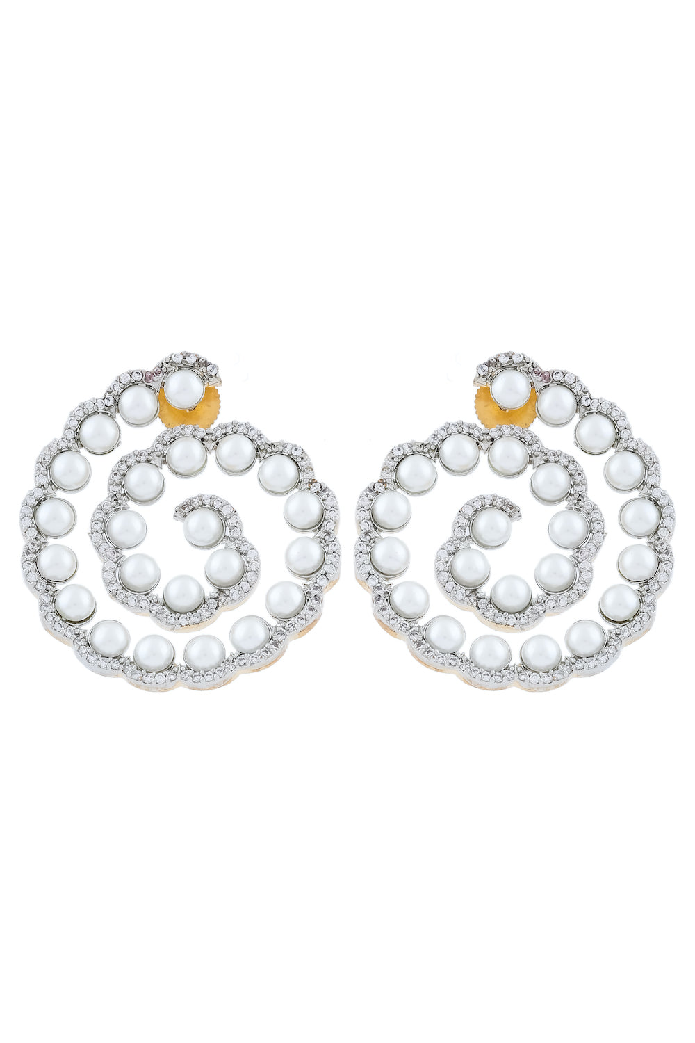 pearl drop earrings
