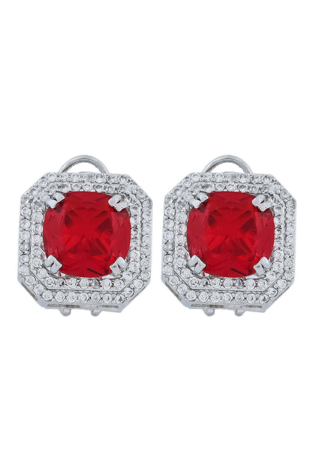 white gold diamond studs