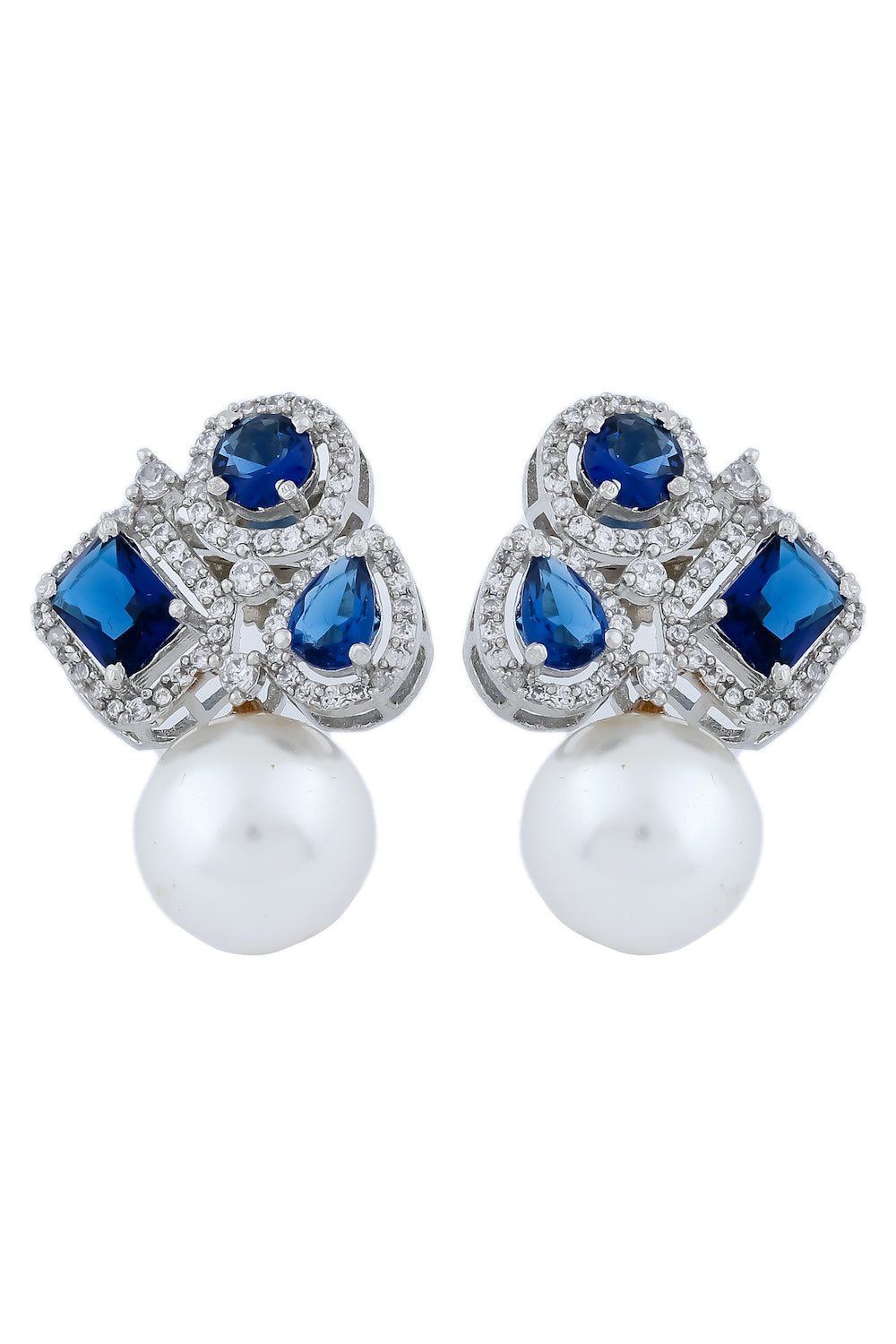 blue sapphire studs