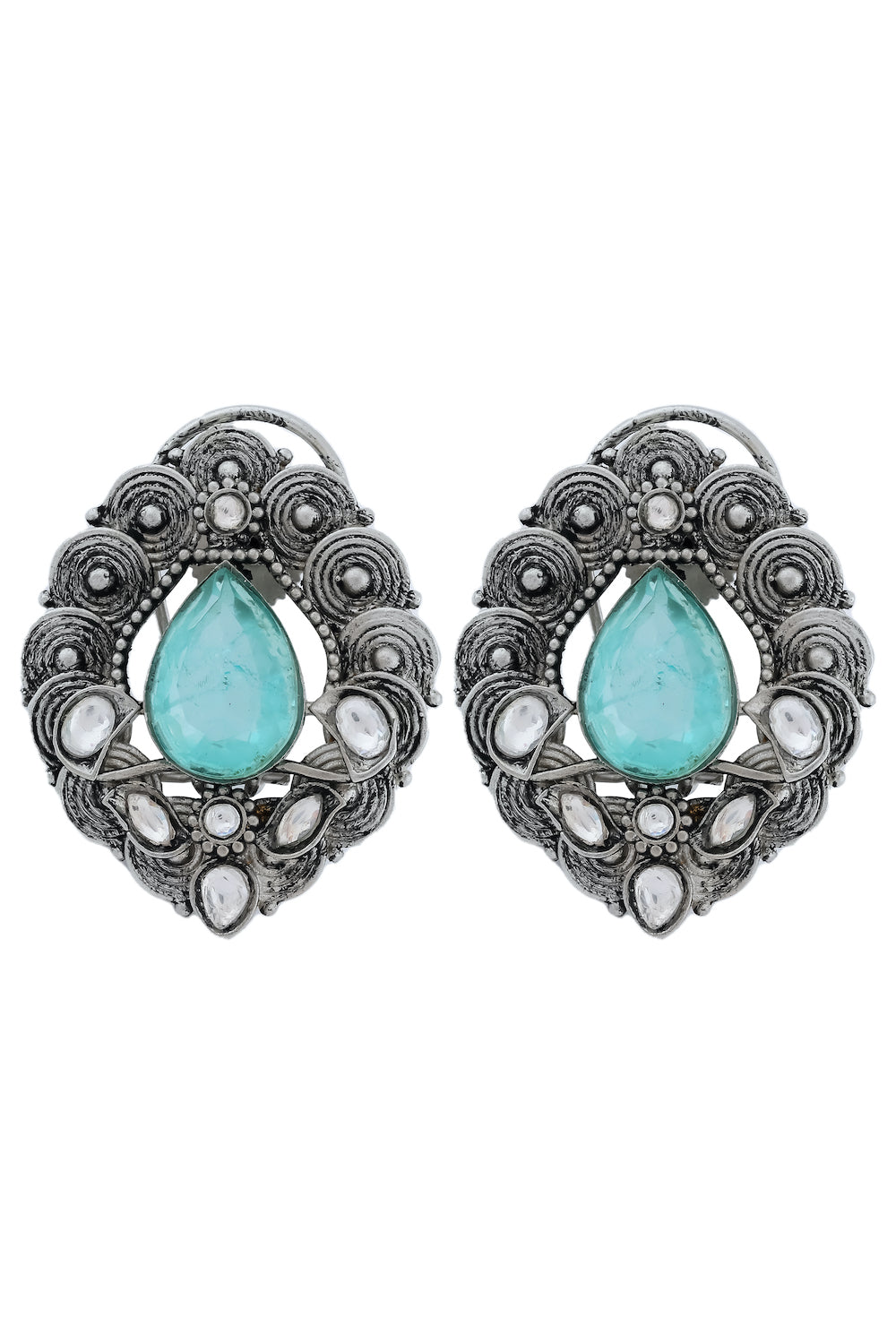 sky-blue doublet silver studs