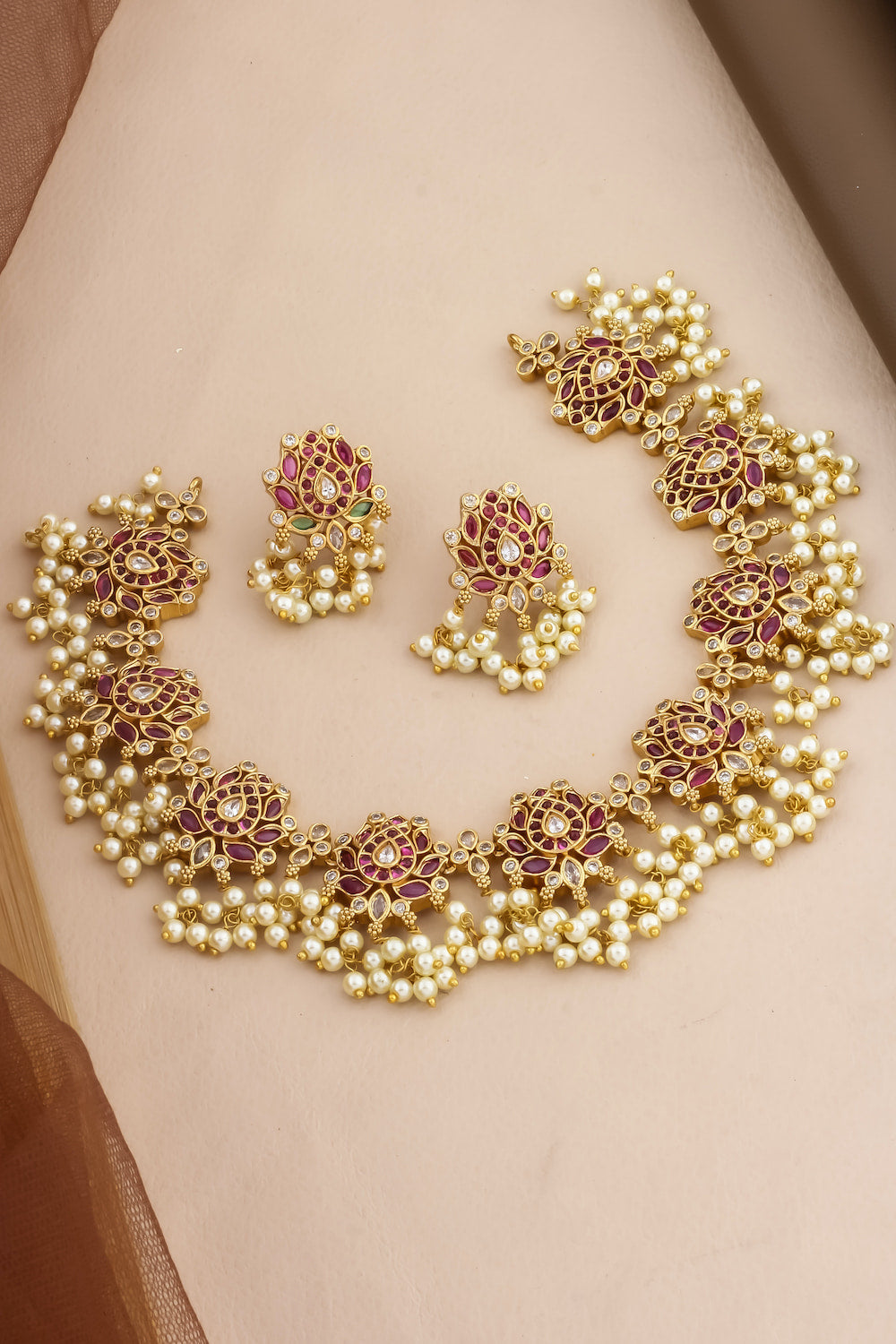 South Indian choker necklace