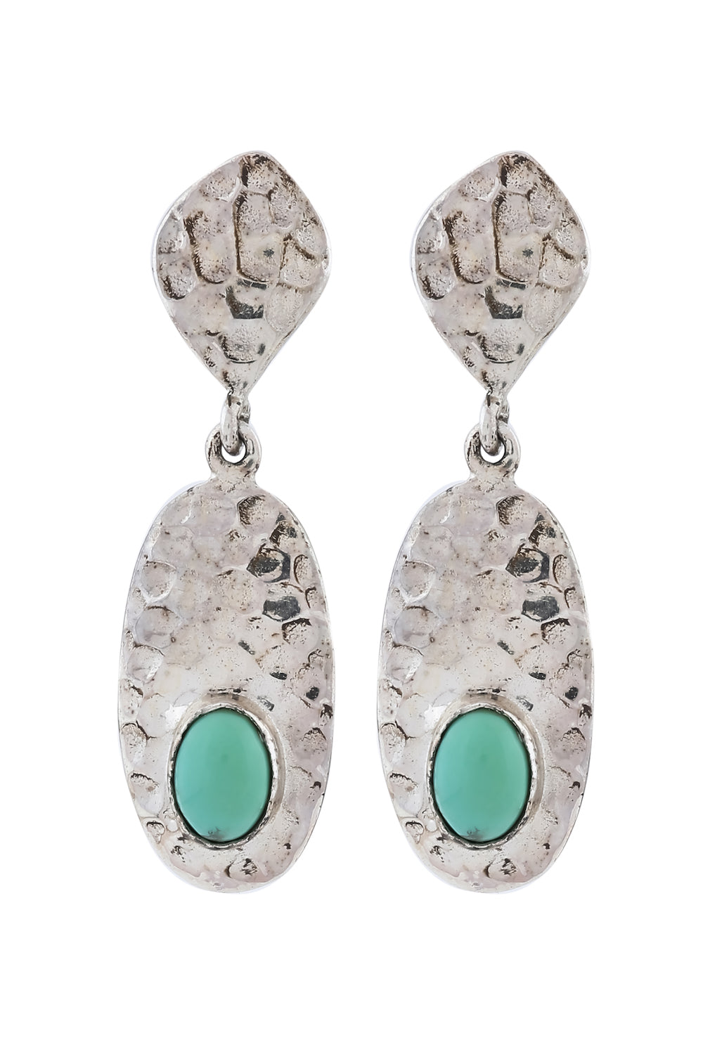 hammered silver turquoise jewelry