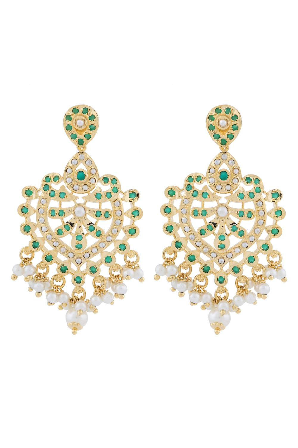 jadau hyderabadi chandbali earrings hjdre250025
